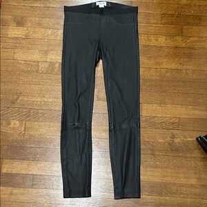 Helmut Lang Black Leather Pants